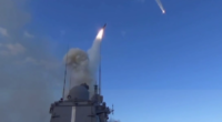 Ракетний обстріл з російського корабля