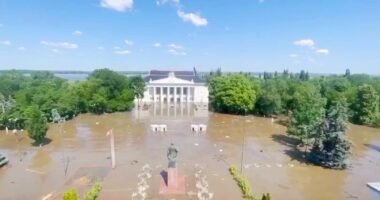 Через підрив Каховської ГЕС затоплений центр міста