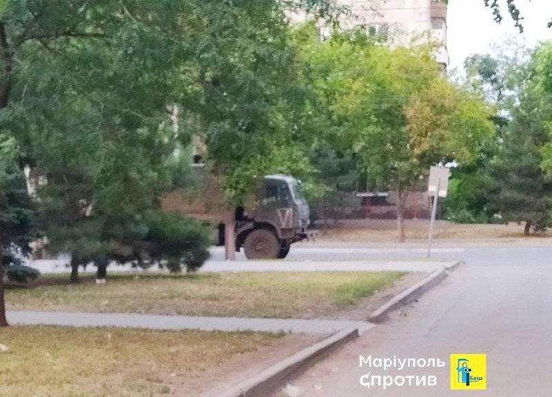 Техніка окупантів у Маріуполі