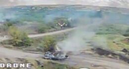 Український дрон перетворив російський“Солнцепьок” на купу брухту