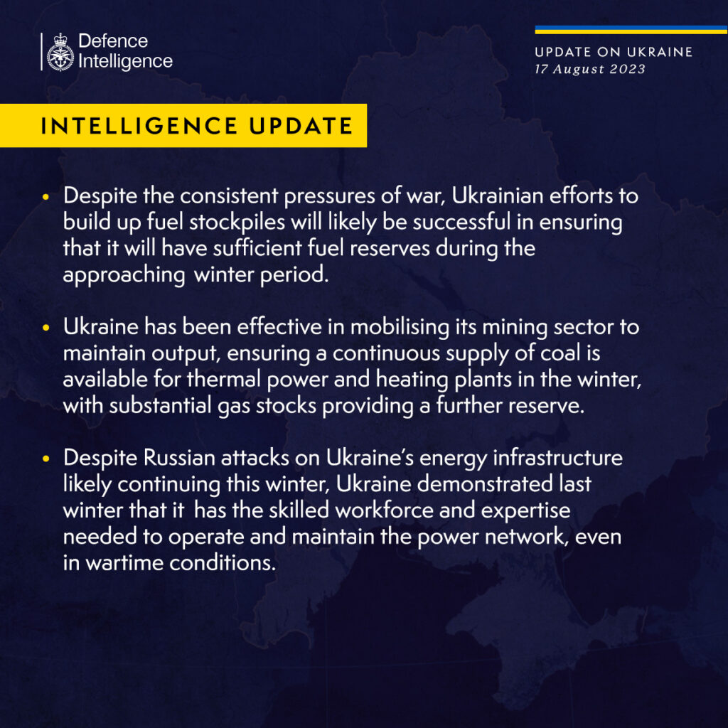 Розвідка Британії спрогнозувала, як Україна переживе майбутній опалювальний сезон