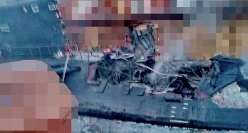 пошкодження російського підводного човна