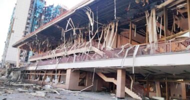 Зруйнований в Одесі готель “Кемпінські - Одеса”