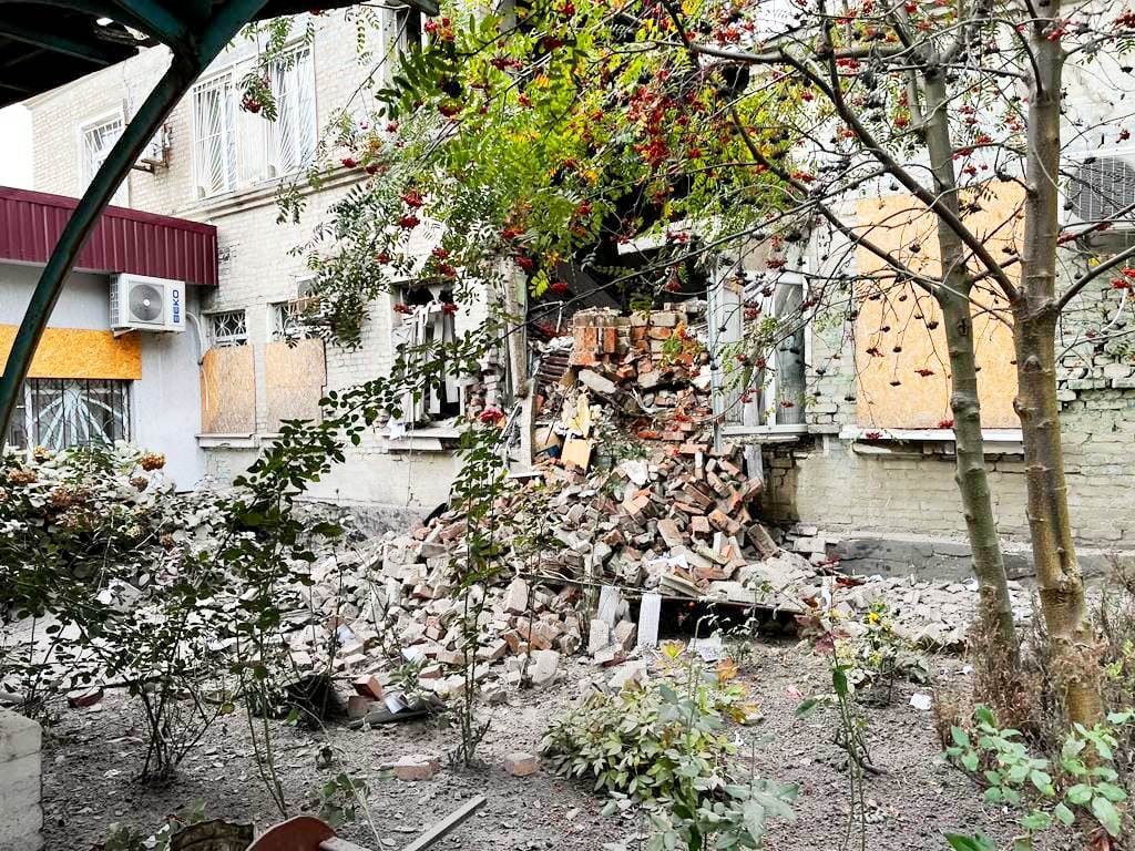 Наслідки обстрілу Покровська
