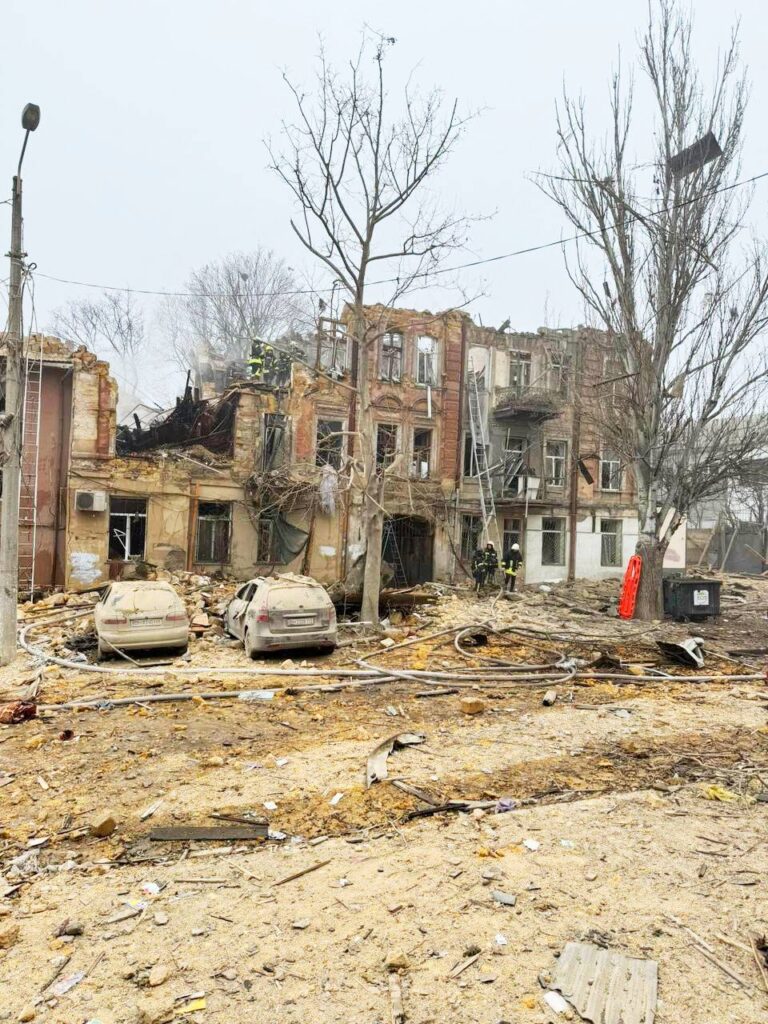 Наслідки обстрілу Одеси