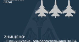 Повітряні сили збили три Су-34