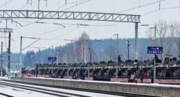 Партизани зафіксували прибуття великої колони російської військової техніки у Білорусь