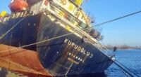 Турецьке судно уразили дві ракети у порту Херсона