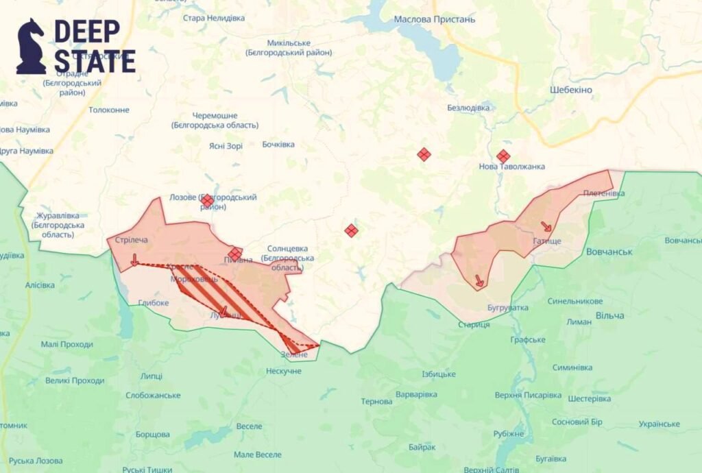 Просування окупантів на Харківщині