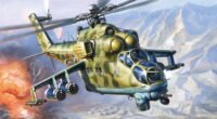 ГУр про знищення штурмового вертольота Мі-24 у РФ