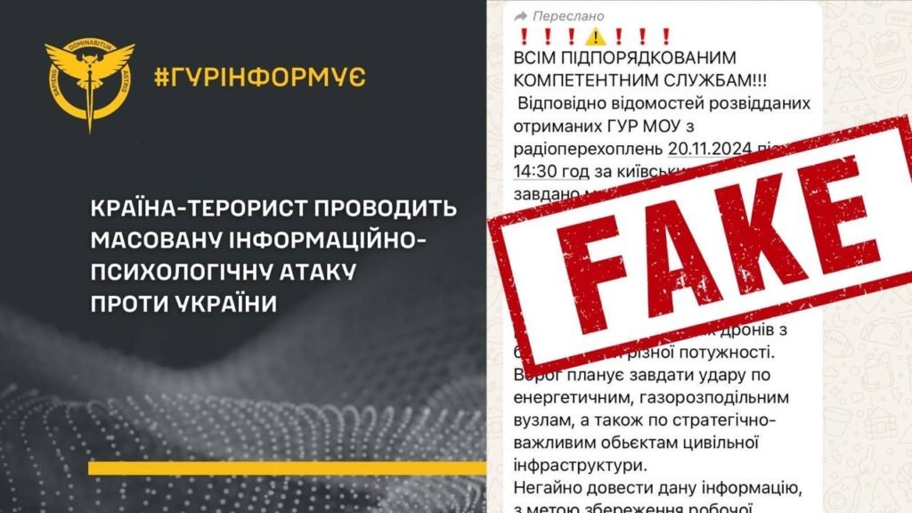 Українські спецслужби спростували інформацію про загрозу “особливо масованого” ракетно-бомбового удару